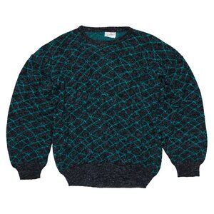 Black Star (Italy) 80s, Jacquard, Melange Yarn